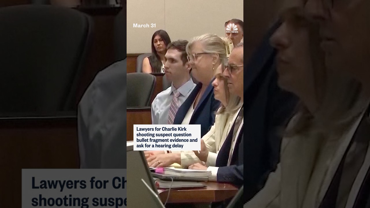 Lawyers for Charlie Kirk shooting suspect question bullet fragment evidence, ask for a hearing delay