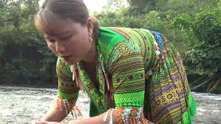 Amazing Fish Trap, Catch Big Catfish With Special Fish Trap By The River | Primitive couple HK