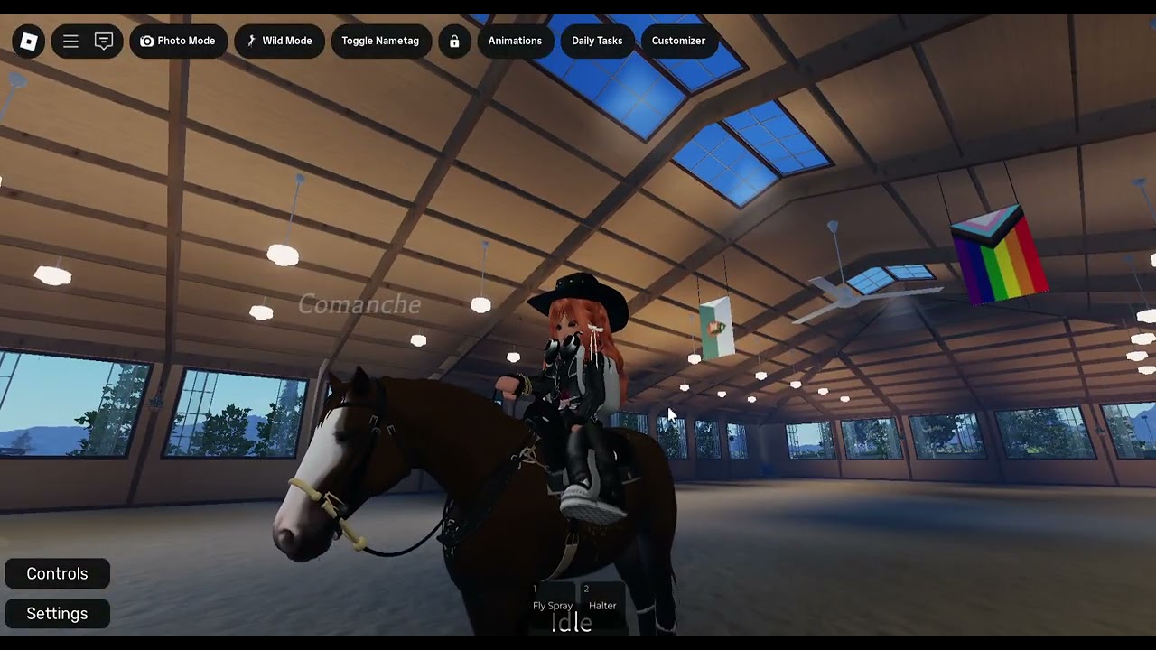 Introducing My New Personal Horse To Riding For The First Time 