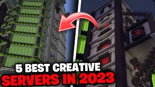 5 BEST MINECRAFT CREATIVE SERVERS IN 2023! (1080P HD)