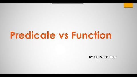 Java  8: Predicate vs Function