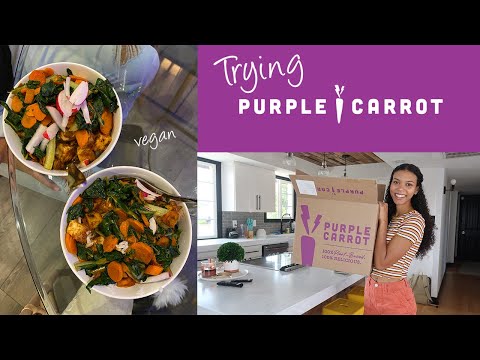 Trying a Purple Carrot Box for the First Time!