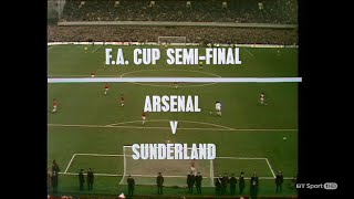 FA Cup Semi Final 1973 Sunderland v Arsenal