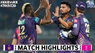 Kolkata Knight Riders Vs Rajasthan Royals IPL 70th Match Highlights 2024 | KKR vs RR IPL Highlights