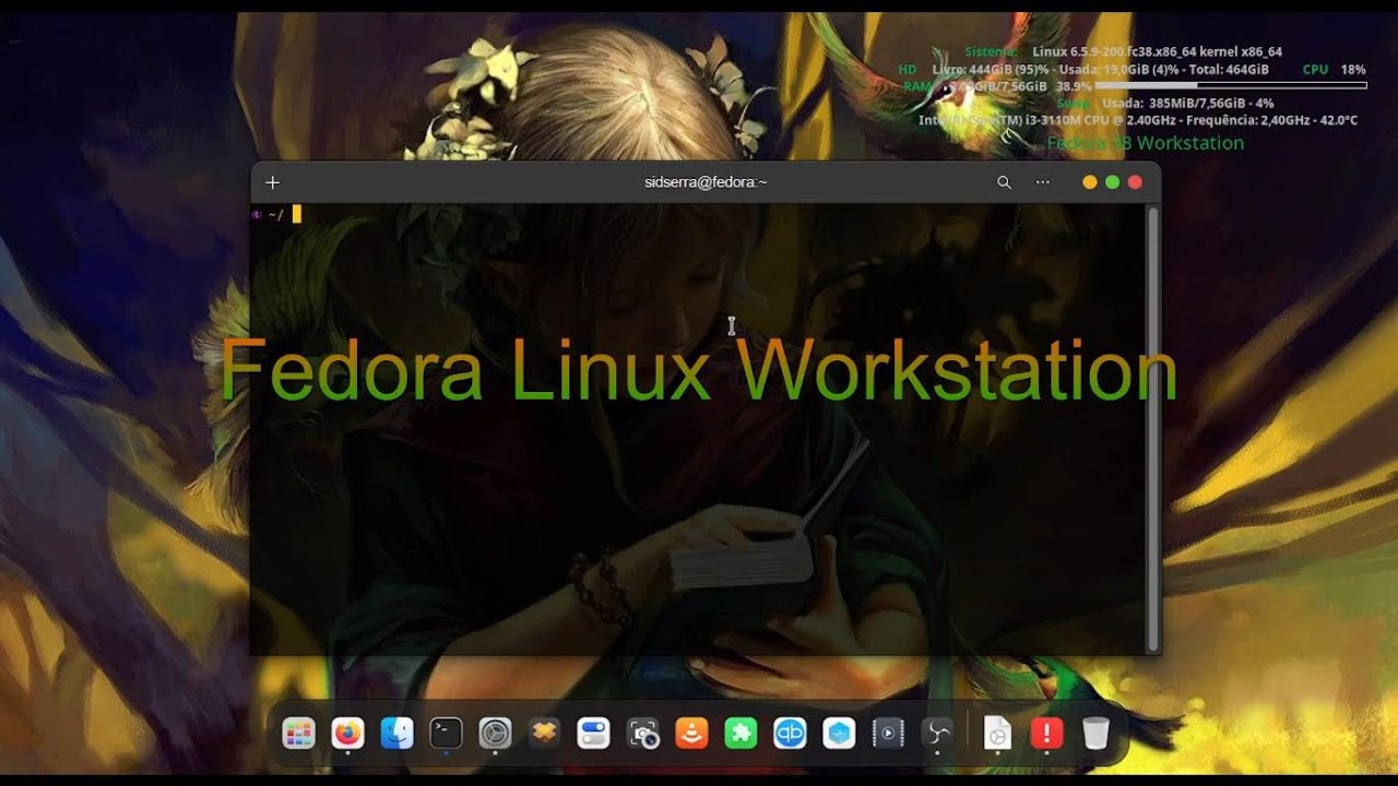 Instalação, pós instalação e comentários sobre o Fedora Linux - YouTube