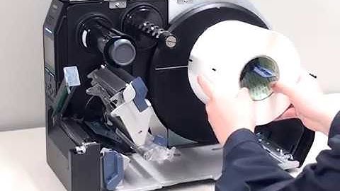 SATO CL4NX Printer - How to Load Paper Roll Label (Media) w/ Cutter option?