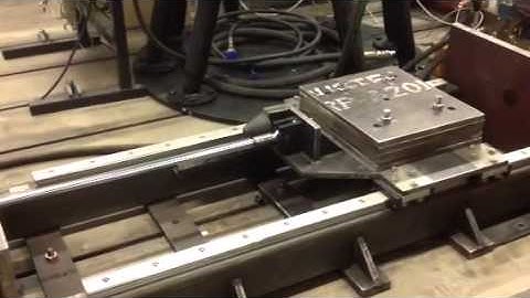 Hydraulic slider control with LabVIEW