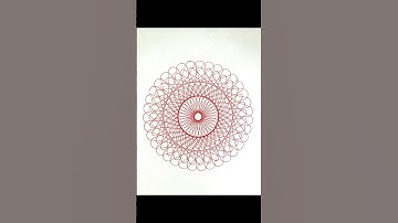 Beautiful pattern #shorts #satisfying #art #spirograph #drawing #calming #relaxing #art #ytshorts