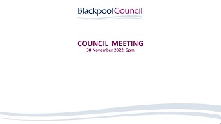 Council Meeting | 30 November 2022, 6pm