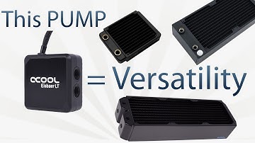 Alphacool pump modular AIOs: Serviceability and expandability without going full custom