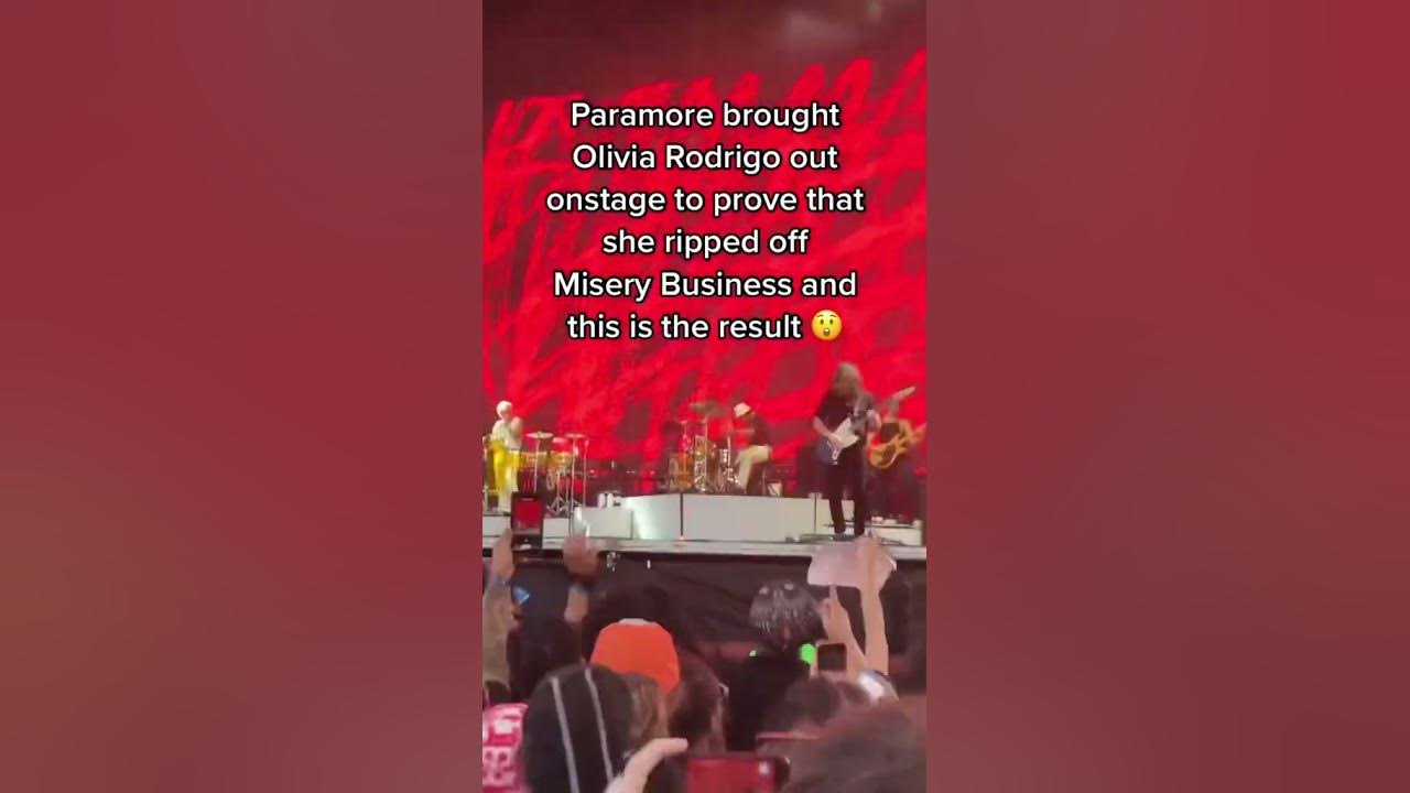 #paramore #oliviarodrigo #miserybusiness