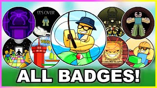 How to get ALL 73 BADGES in SLAP BATTLES! (Lure Glove Update) [ROBLOX]