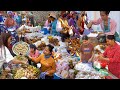 Breakfast  fried fish balls  fruits  more  cambodian routine food  lifestyle