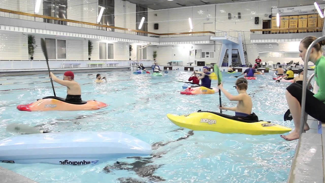 Тренировки в бассейне № 4 - YouTube