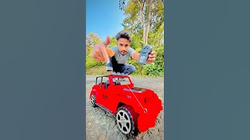 New RC REMOTE CONTROL MAHINDRA THAR 4x4 Unboxing & Testing Video 🚗🚗|| #shortsviral #mahindra #thar