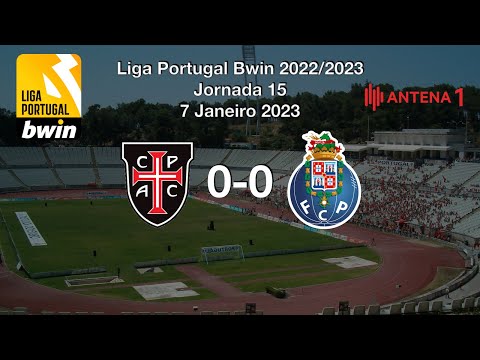 Casa Pia x Porto 0-0 Relato Rádio Antena 1 | Liga Portugal Bwin 2022/2023 Jornada 15