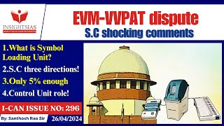 EVM-VVPAT Verification Case #vvpat #supremecourt #upsc2024 #santhoshraoupsc