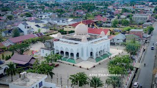 Highlight Video dari udara Masjid Ath Thaahirah Gampong Lamcot Aceh Besar.