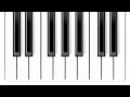 Lag ja gale song on piano