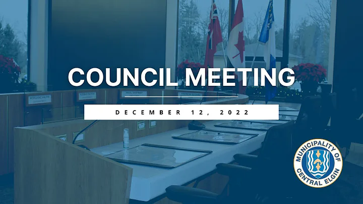 December 12, 2022   Regular Meeting of Council