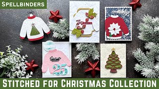 Must see! Stitched for Christmas Collection by Spellbinders | #teamspellbinders #neverstopmaking