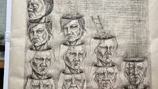 Home lithography printing process by Valerie Syposz