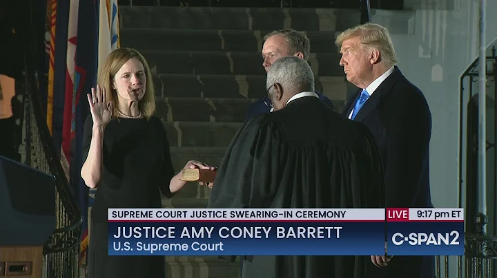 Justice Amy Coney Barrett is Sworn In and Delivers...