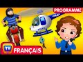 La poursuite en hélico (The Helicopter Chase) - ChuChu TV Police Dessins Animés Amusants pour les