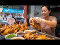 First-Person Sichuan Chicken Tear &amp; Toss | Chinese Breakfast Stall | No Commentary