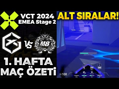 GIANTX vs Gentle Mates MAÇ ÖZETİ | VALORANT 2024 EMEA Stage 2 - 1. HAFTA