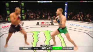 CONNOR MC GREGOR VS JOSE ALDO BEST KO 2016