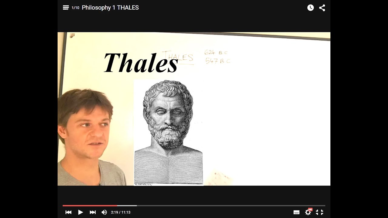 Philosophy 1. Milesians Philosophy.