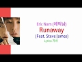 Eric Nam 에릭남 Runaway Feat Steve James Lyrics 가사 mp3