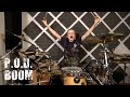 Pod  boom  drum cover playthrough by nikodem hodur age 12
