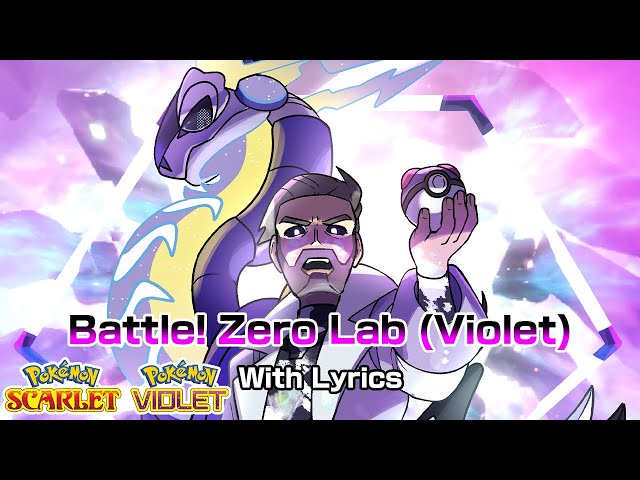 Battle! Zero Lab WITH LYRICS - Violet Version (AI Professor Turo) - Pokémon Scarlet u0026 Violet Cover class=