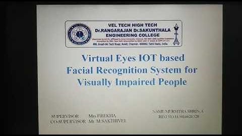 Virtual eyes IOT based facial Recognition system for visually impaired people