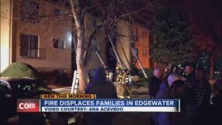 2-alarm fire damages apartment building