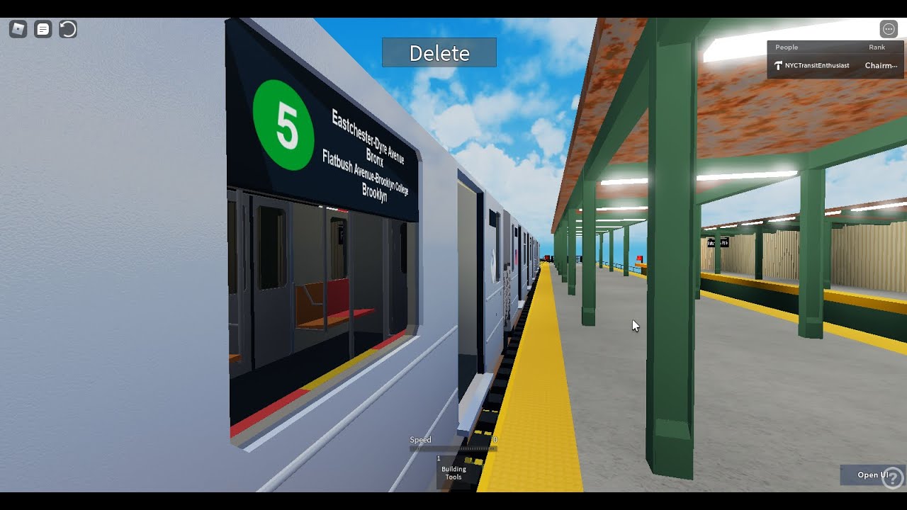 IRT Subway RARE: Pelham Bay Park bound R62A (5) train via (6) line Terminating @ Pelham Bay Park