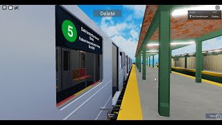 IRT Subway RARE: Pelham Bay Park bound R62A (5) train via (6) line Terminating @ Pelham Bay Park