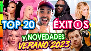 Top 20 MEJORES CANCIONES VERANO 2023 y lo MÁS NUEVO en TENDENCIA MÚSICA 🔥🎧 Serch Wow Qué Pasa