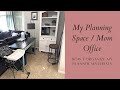 My Planning Space || Mom Office || How I Organize My Planner Supplies