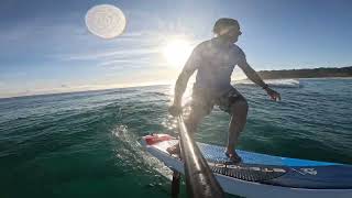 Supping Cylinder , Autumn foil Cylinder Beach . Sup foil