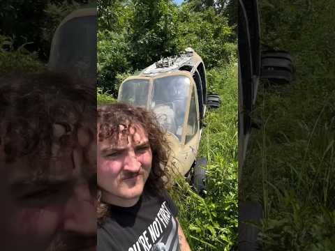 تحويل هليكوبتر إلى سيارة تجربة مجنونة