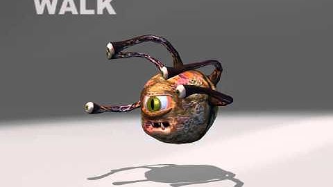 Cyclorb - animated fantasy creature