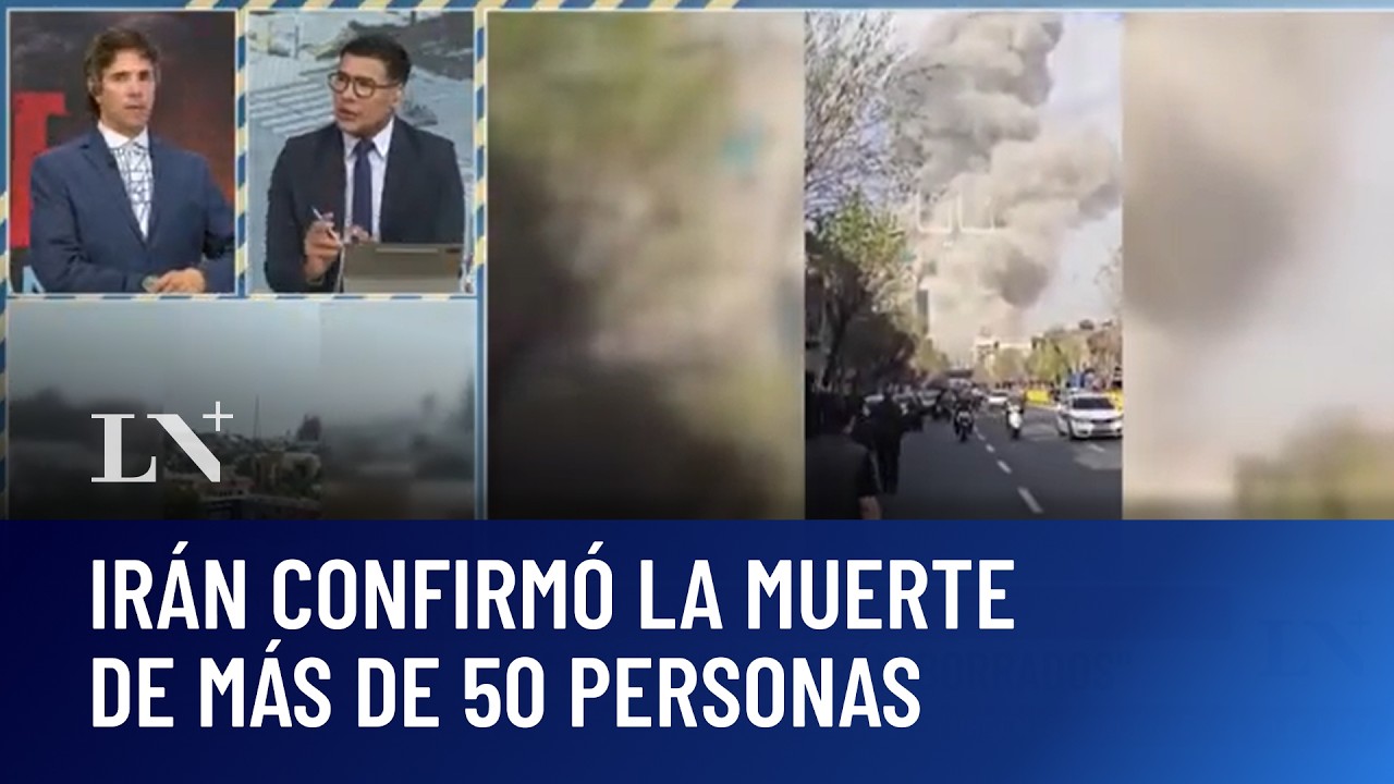 Guerra en Medio Oriente: Irán confirmó la muerte de más de 50 personas