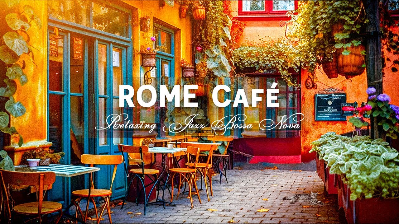 Italian Coffee Shop Ambience Italian Music Positive Bossa Nova Jazz 