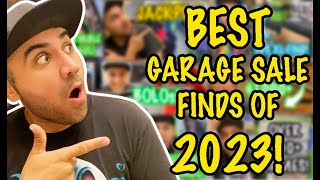 MY BEST SCORES: Top 5 GARAGE SALE FINDS of 2023!