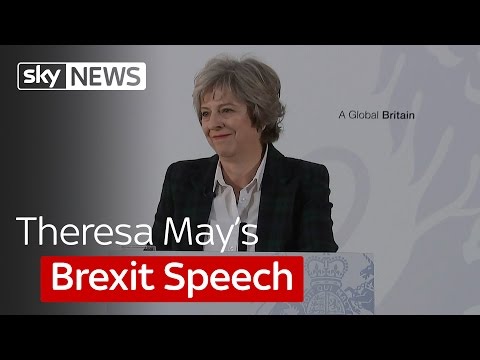 Theresa May's Brexit speech in full