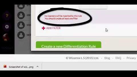 How to create Differentiating Rules in Wizer Premium