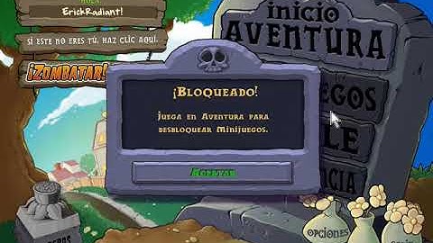 Plants vs Zombies - Menu - Title Screen - interactive - Easter Egg - Secret